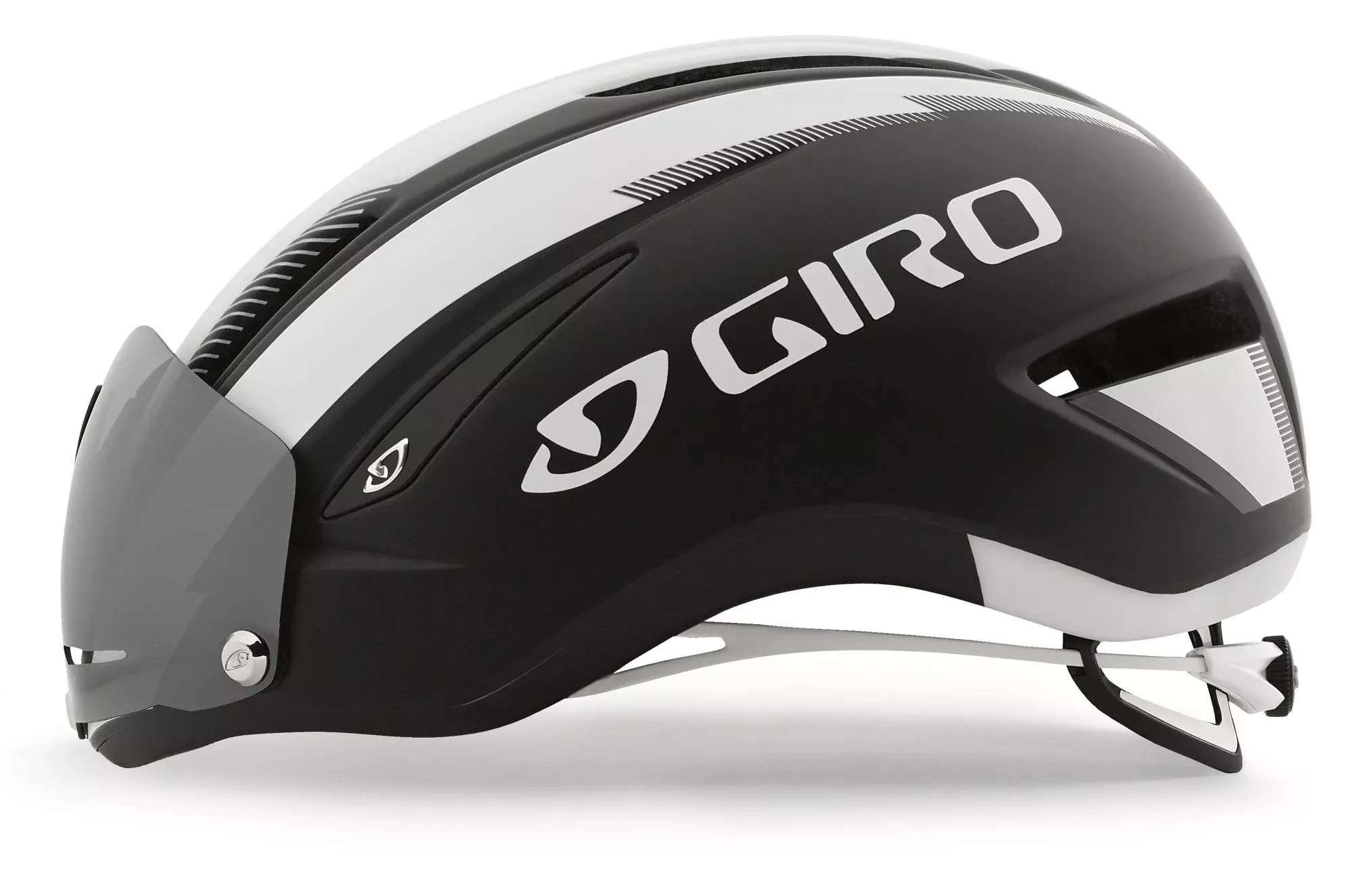 Giro Air Attack Shield Road Helmet - Black-White