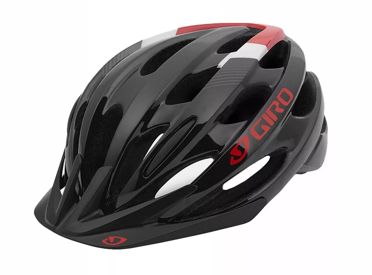 Giro Bishop MTB Helmet - Black-Bright Red