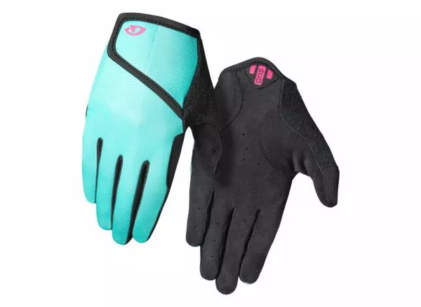Giro DND Junior MTB Glove - Youth - Screaming Teal-Neon Pink