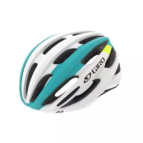 Giro Foray Road Helmet - Matt White-Iceberg-Citron - 2019
