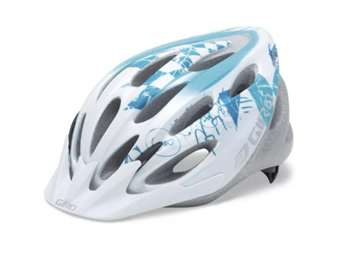 Giro Indicator Road Helmet - White-Turquoise