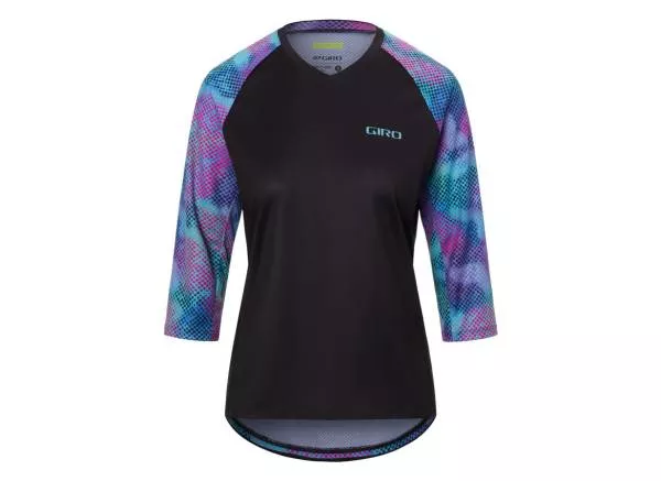Giro Roust 3/4 Sleeve MTB Jersey - Womens - Black Chromadot