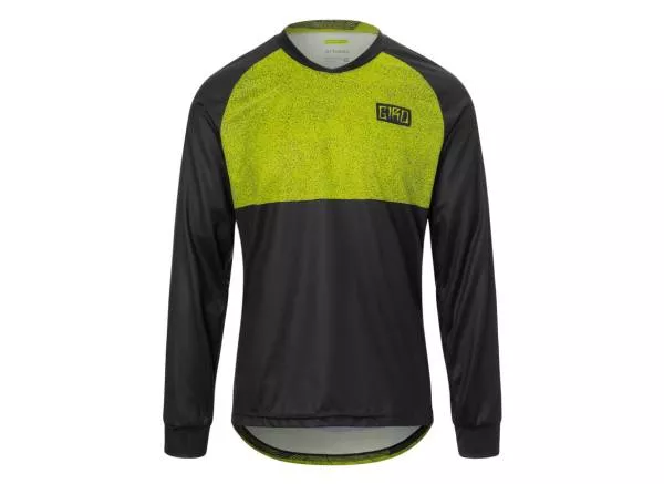 Giro Roust Long Sleeve MTB Jersey - Ano Lime Breakdown