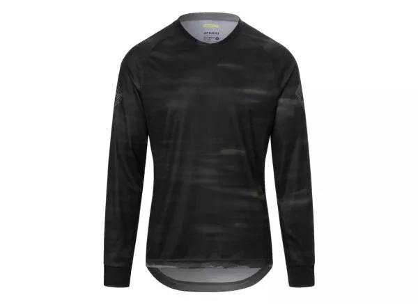 Giro Roust Long Sleeve MTB Jersey - Trail Green Hot Lap