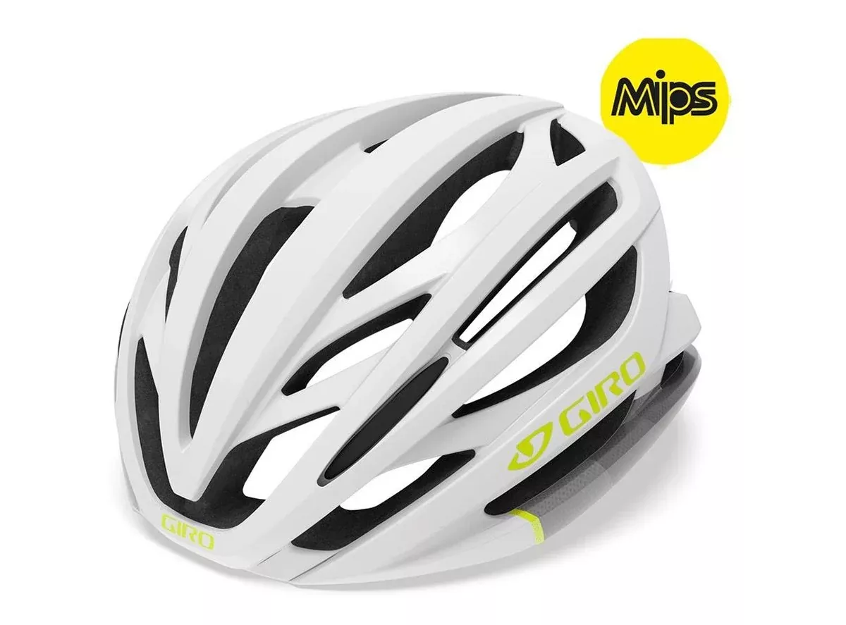 Giro Seyen MIPS Road Helmet - Womens - White-Gray-Citron - 2019