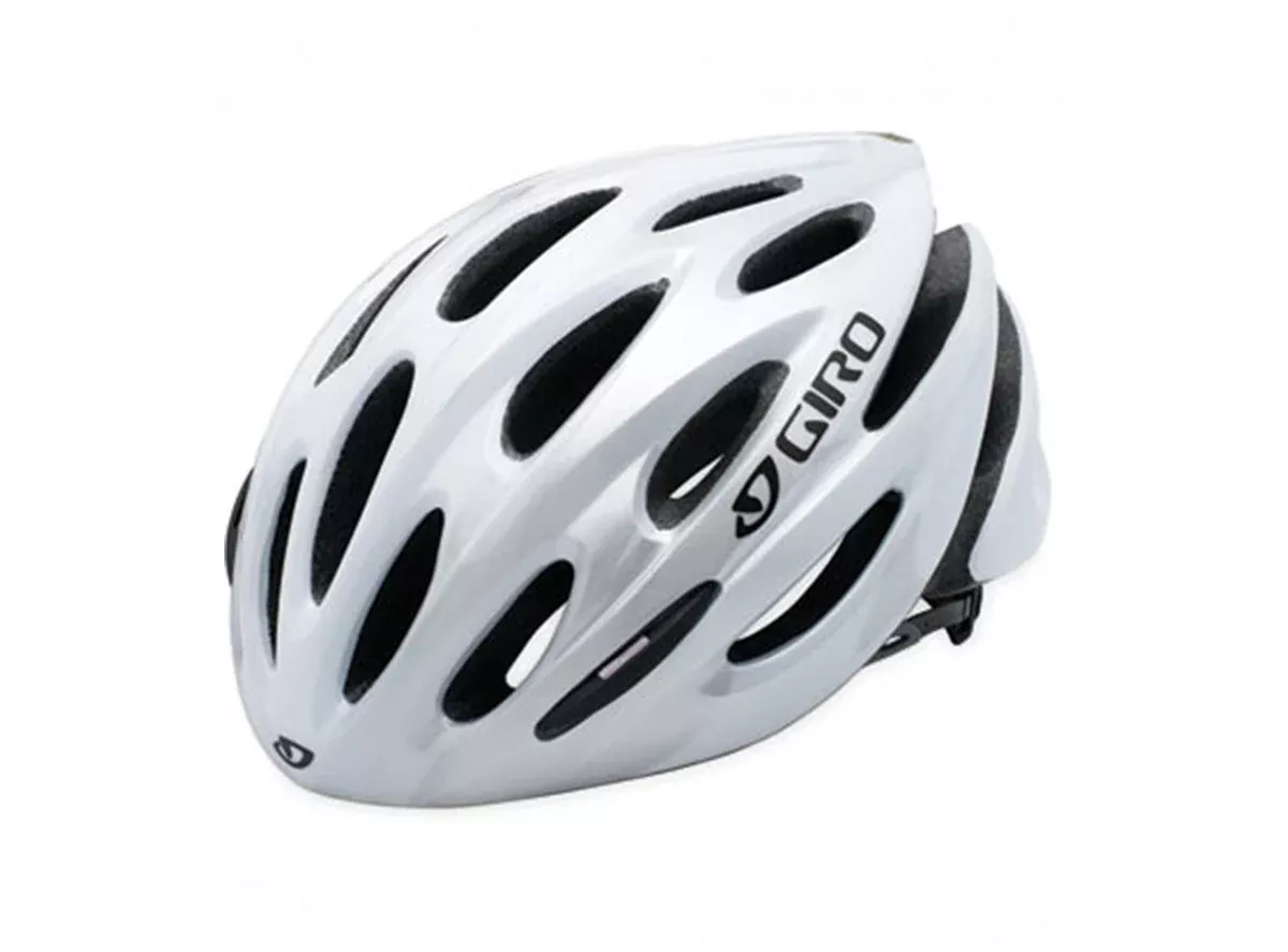 Giro Stylus Road Helmet - Silver-White