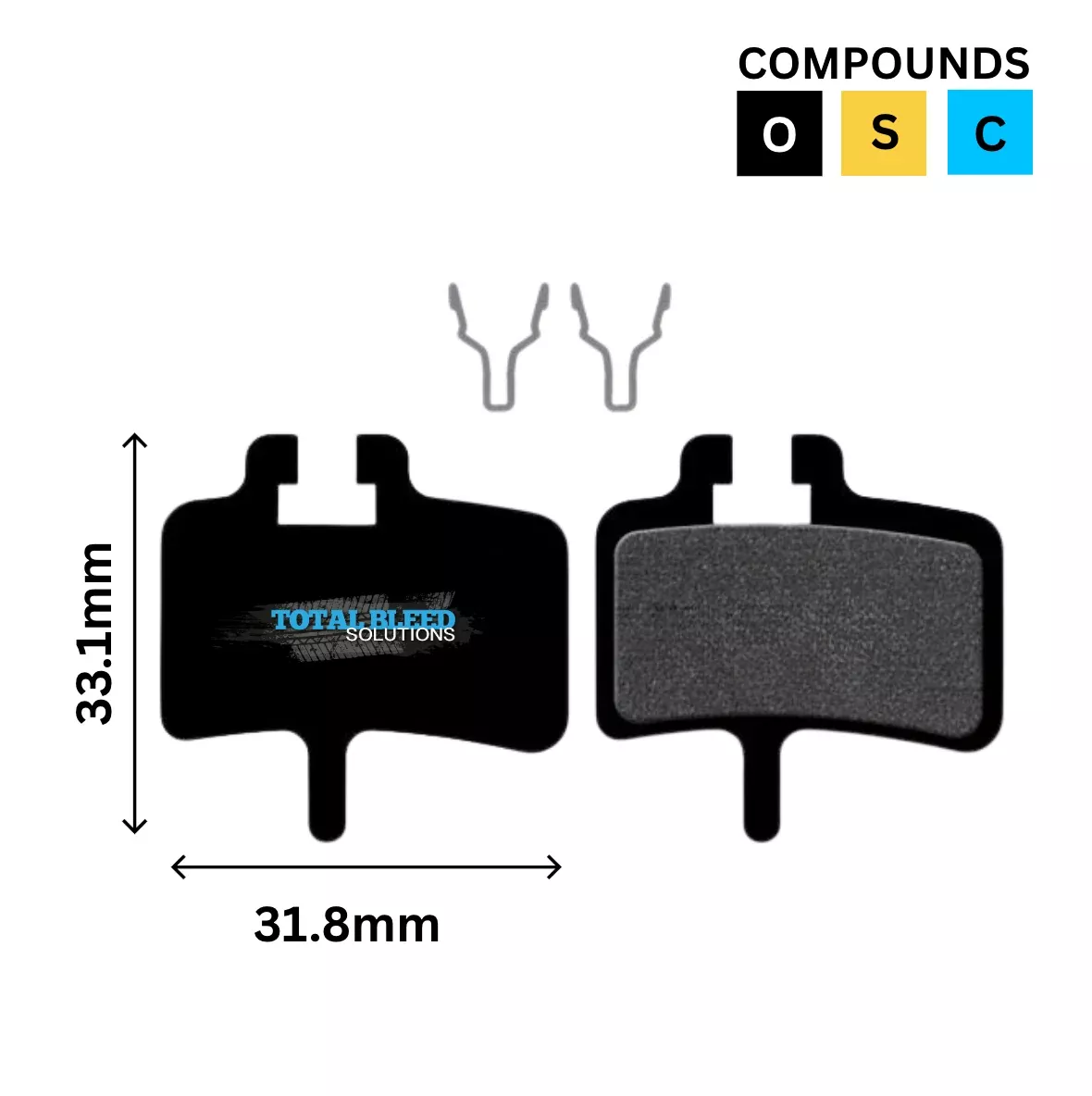 Hayes Nine HFX-9 HFX-Mag MX-1 Disc Brake Pads by TBS