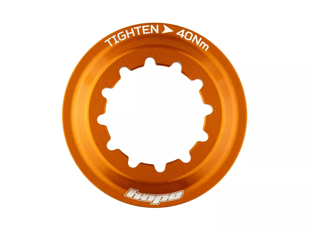 Hope Center Lock Disc Lockring - Orange