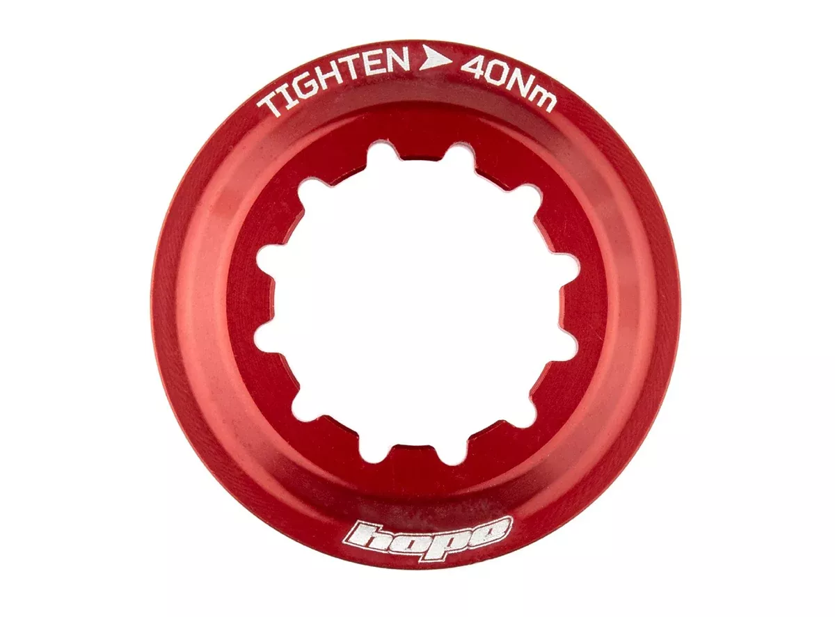 Hope Center Lock Disc Lockring - Red