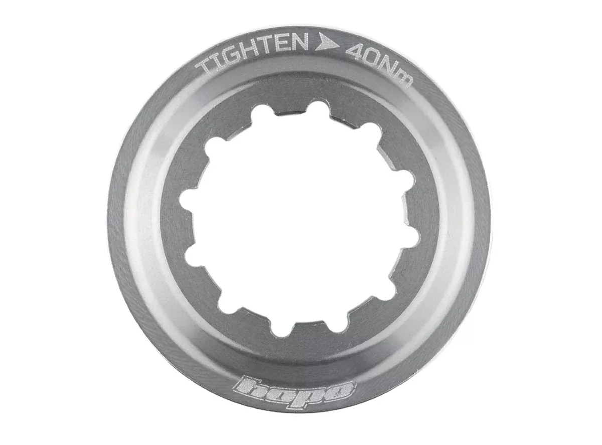 Hope Center Lock Disc Lockring - Silver