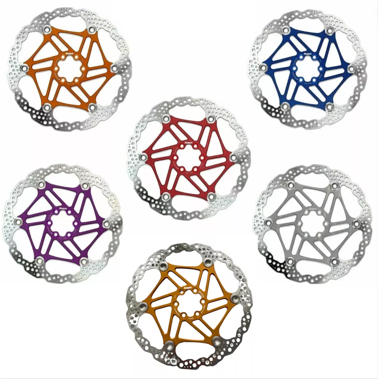 Hope Floating Disc Brake Rotor 6 Bolt. All Sizes & All Colours - HBSP330