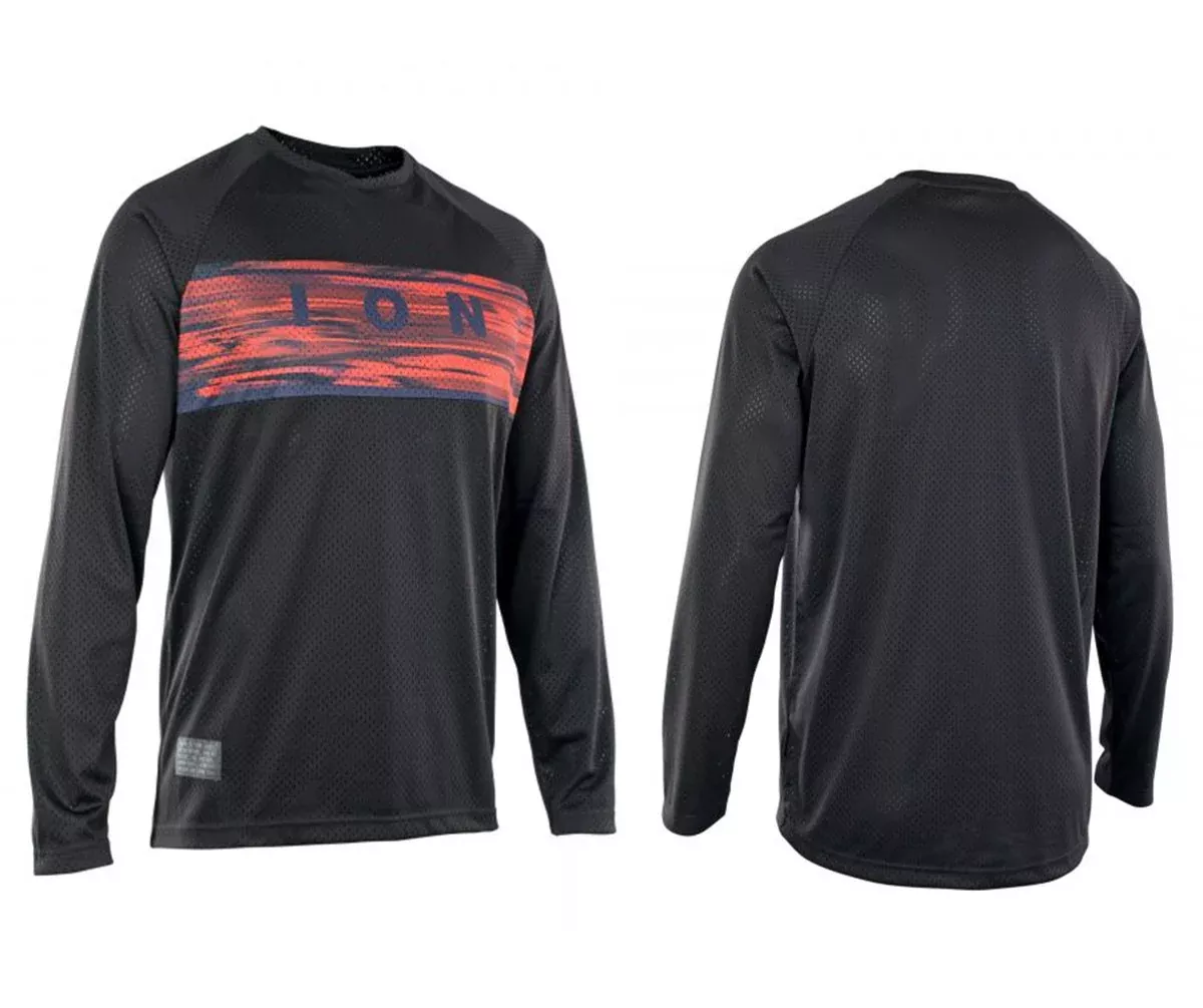 ION Scrub 2.0 Long Sleeve MTB Jersey - Black