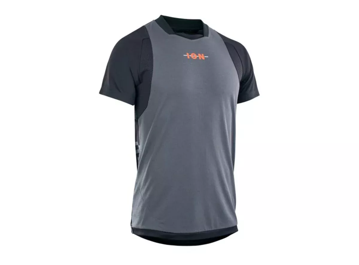ION Scrub AMP Short Sleeve MTB Jersey - Black - Prior Season