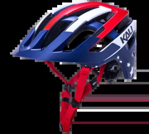 Kali Interceptor Patriot MTB Helmet - Matt Red-White-Blue