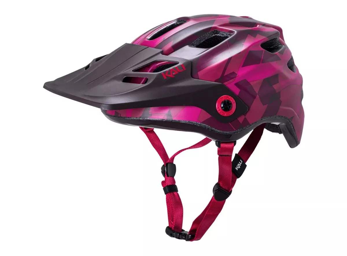 Kali Maya 3.0 MTB Helmet - Camo Matt Red-Burgundy