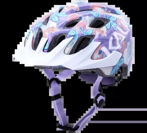 Kali Protectives Chakra MTB Helmet - Youth - Flora Gloss Purple