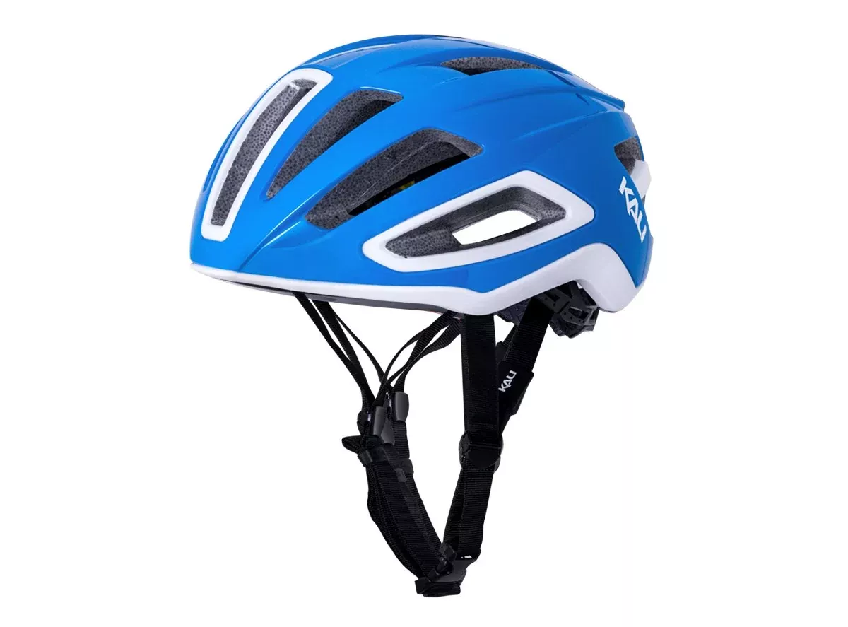 Kali Uno Solid Road Helmet - Gloss Blue-White