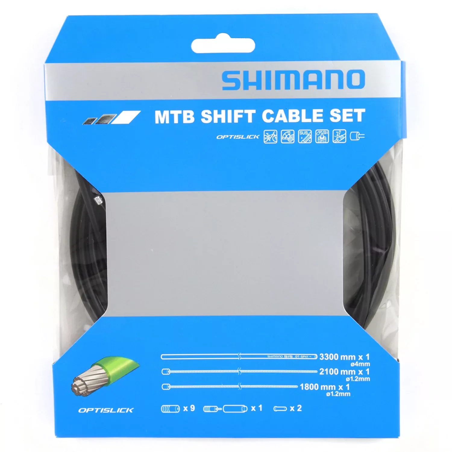 Kit Filo Shimano Cambio Optislik MTB - Nero