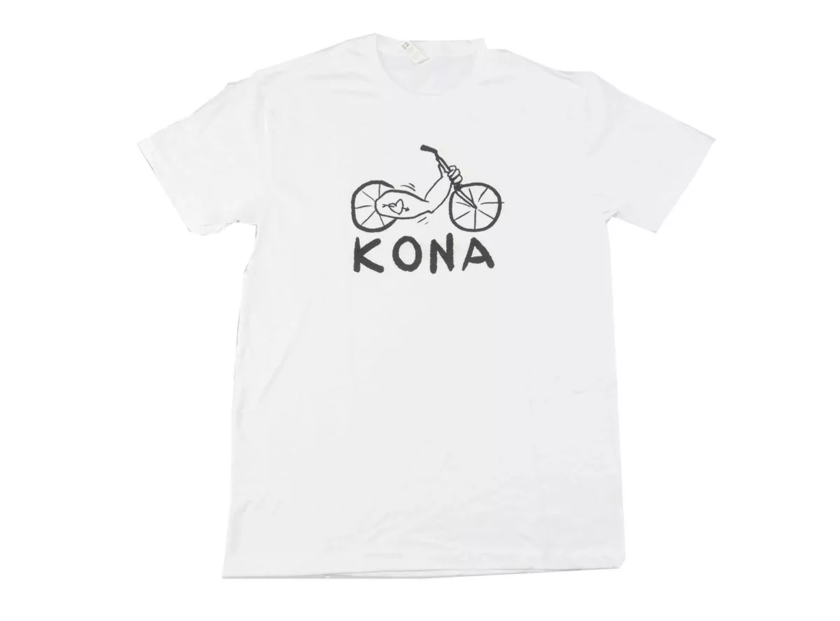 Kona Muscle Bike Tee - White