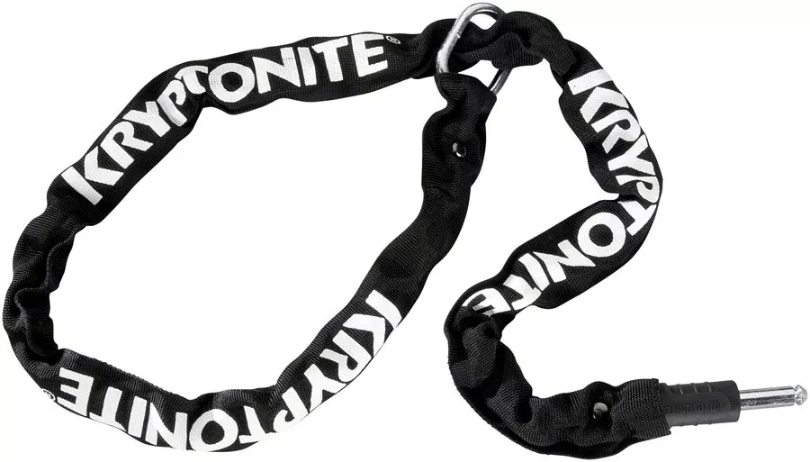 Kryptonite 512 Plug-In Chain Lock - For Ring Lock, 5.5mm, 120cm Length, Black