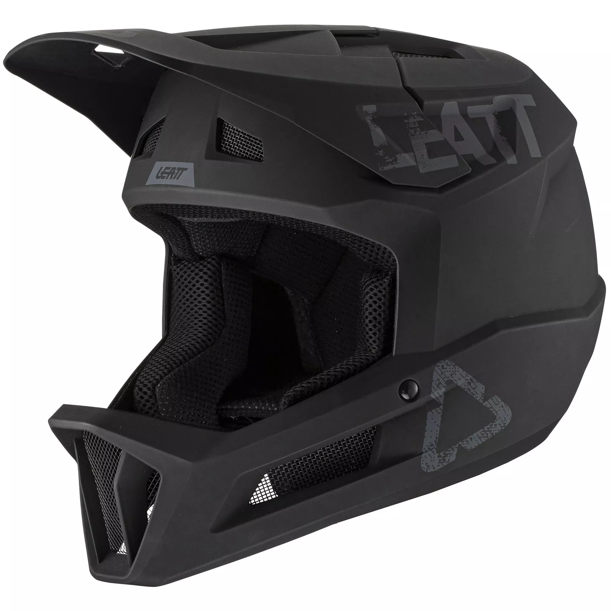 Leatt MTB 1.0 DH Full Face Helmet -Black - Prior Season