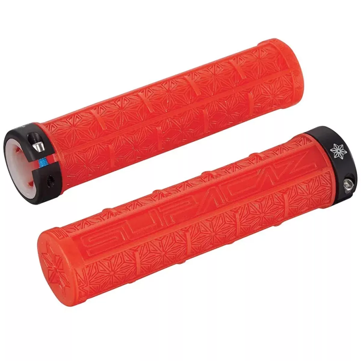 Manopole Supacaz Grizips - Rosso clear