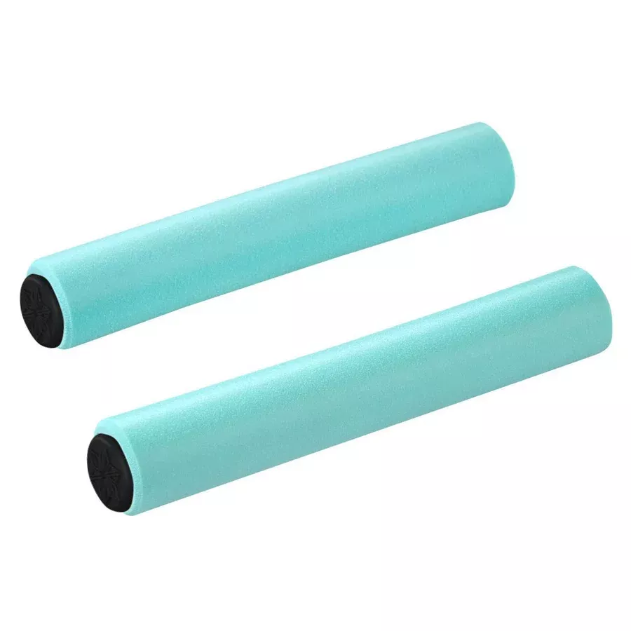 Manopole Supacaz Siliconez - Neon Celeste