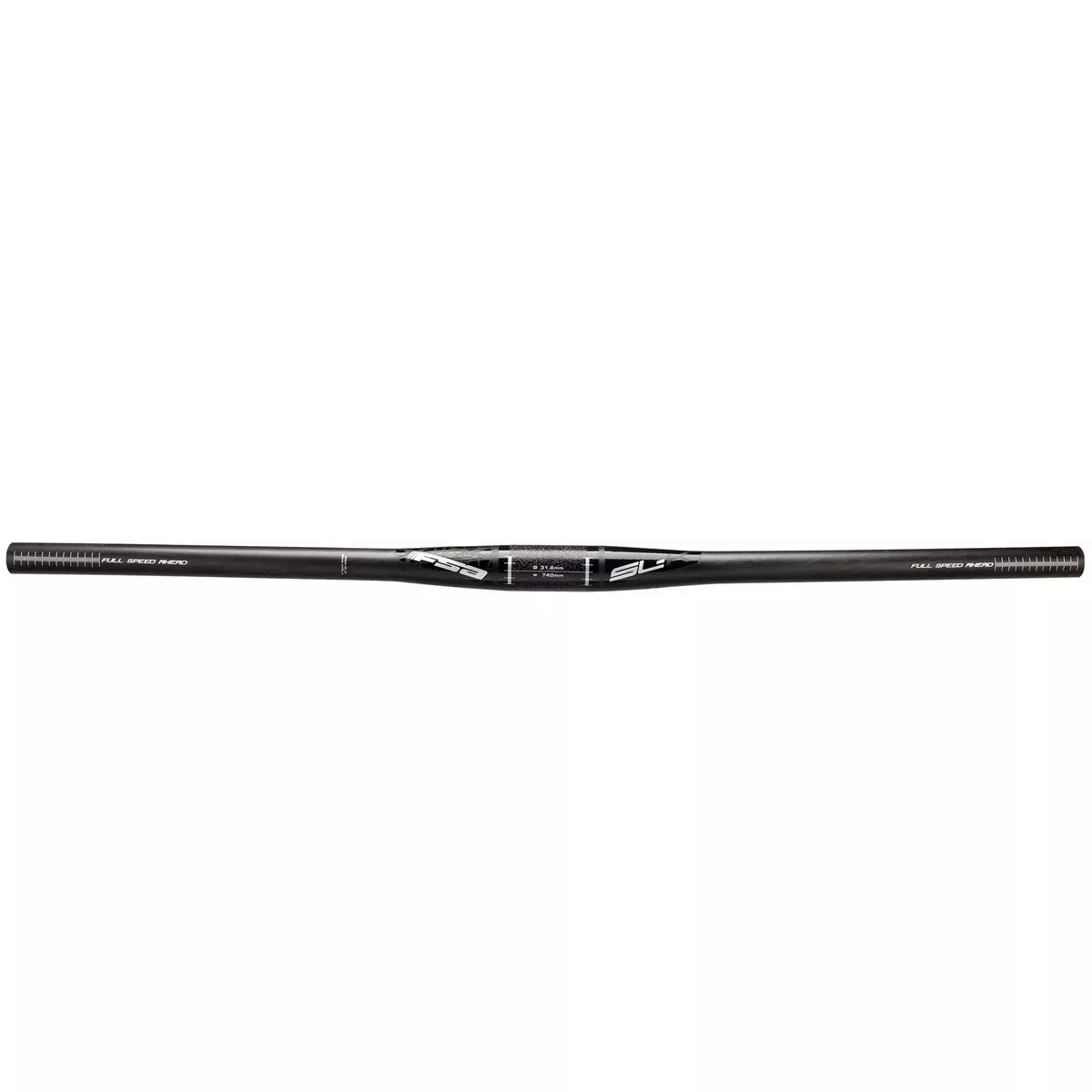 Manubrio FSA SL-K Carbon Flat - Nero