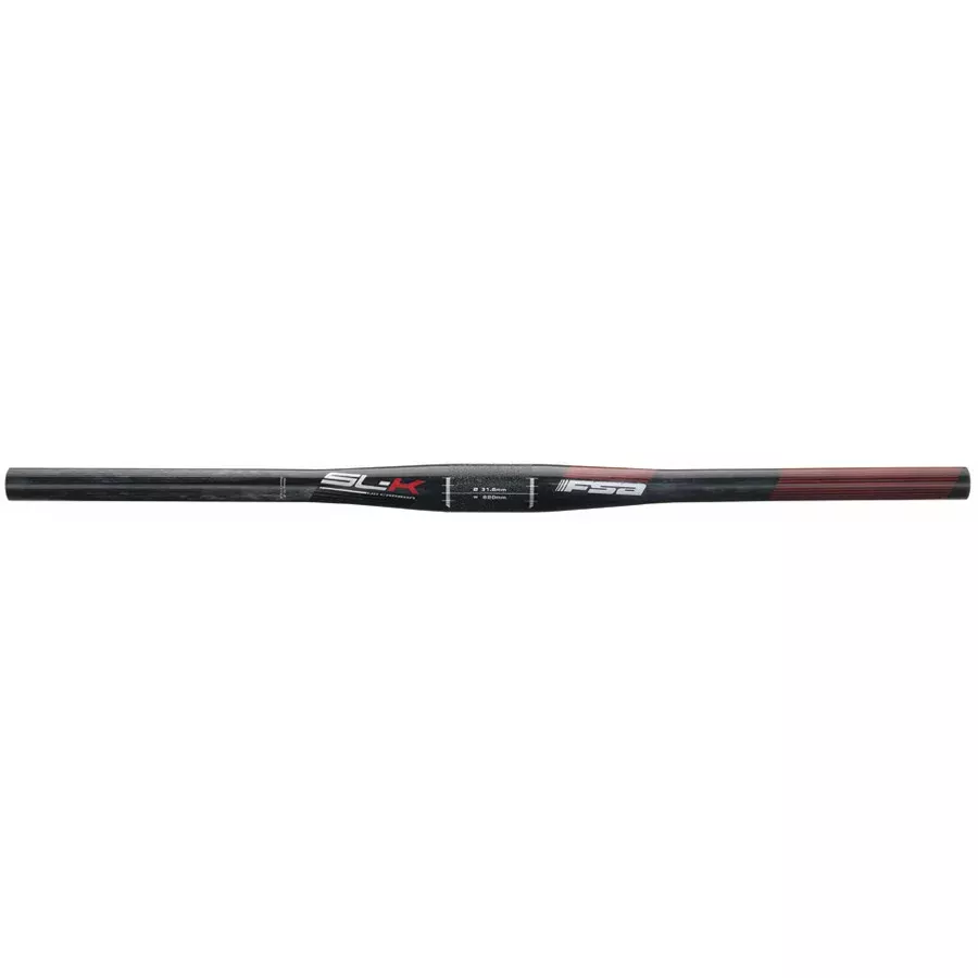 Manubrio FSA SL-K Flat - Rosso Lucido