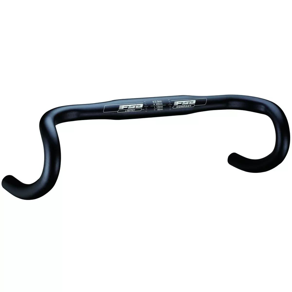 Manubrio FSA Vero Compact - Nero grigio