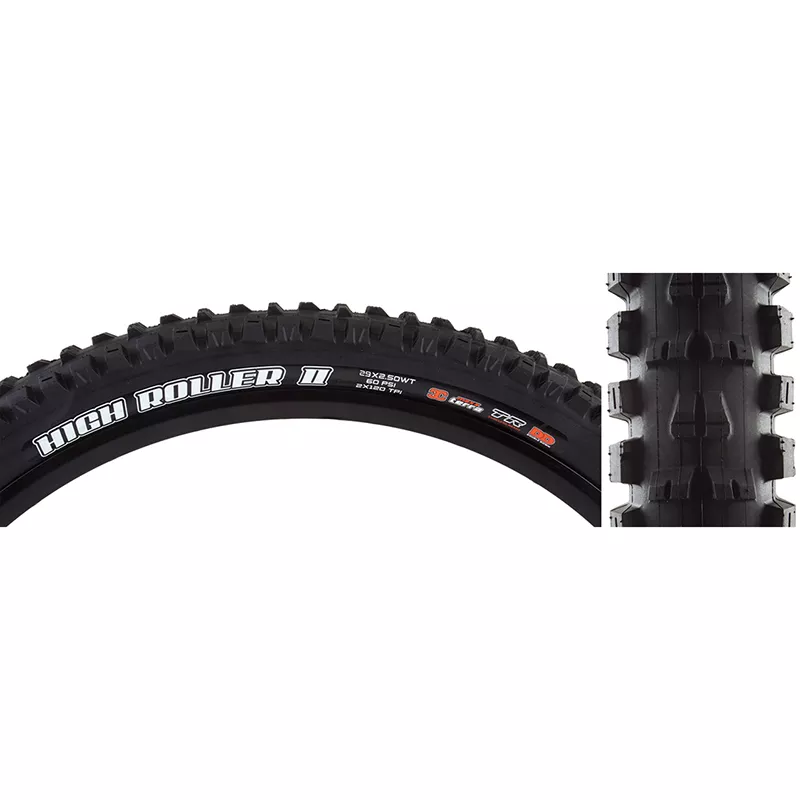 Maxxis Highroller II 29”x2.5” Black Folding 120×2 Terra/DD/TR/WT