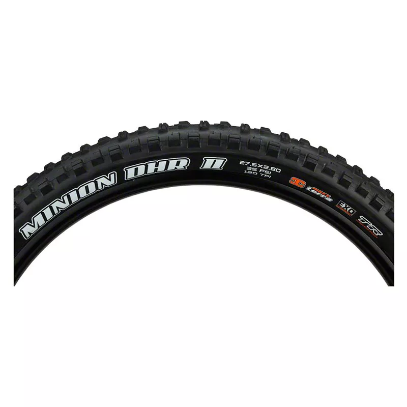 Maxxis Minion DHR II Tire – 27.5 x 2.8, Tubeless, Folding, Black, 3C Maxx Terra, EXO