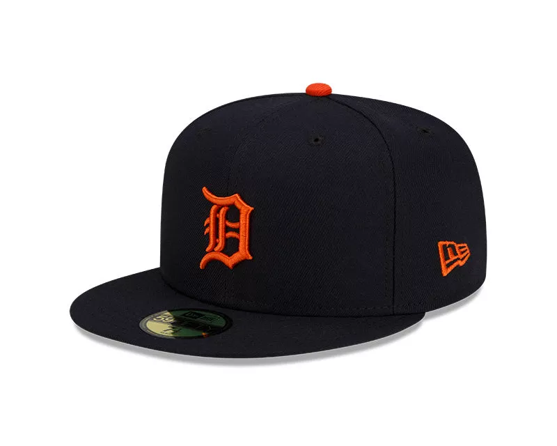 New Era Men's MLB Detroit Tigers Authentic Collection 59FIFTY Road Fitted Hat