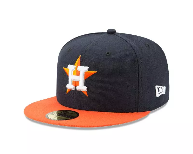 New Era Men's MLB Houston Astros Authentic Collection 59FIFTY Road Fitted Hat