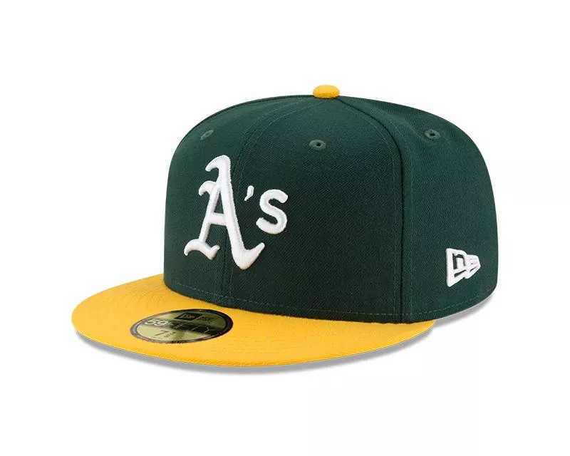New Era Men's MLB Oakland Athletics Authentic Collection 59FIFTY Home Fitted Hat