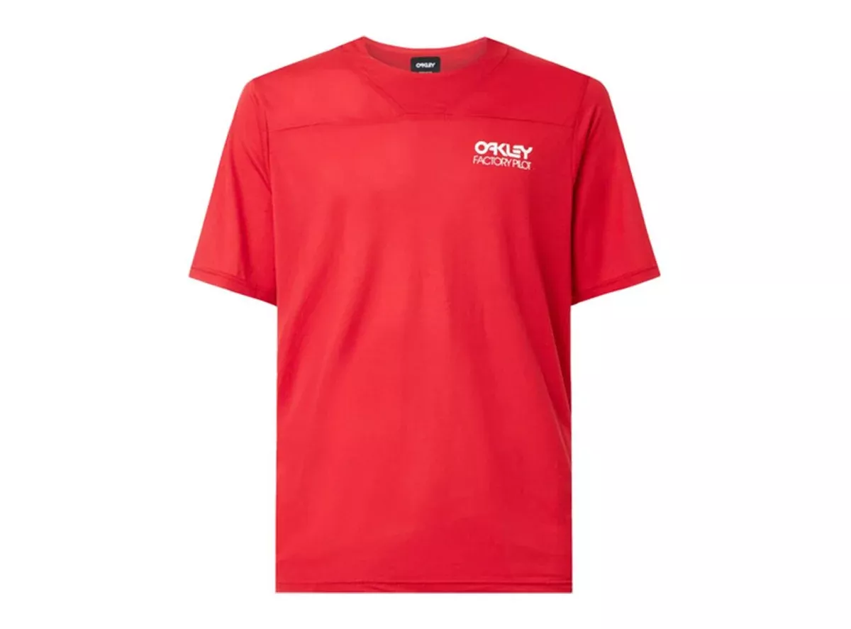 Oakley Cascade Short Sleeve Trail Tee - Red Line