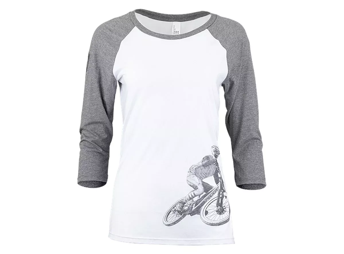 Pivot Rider 3/4 Sleeve Tee - Womens - Gray