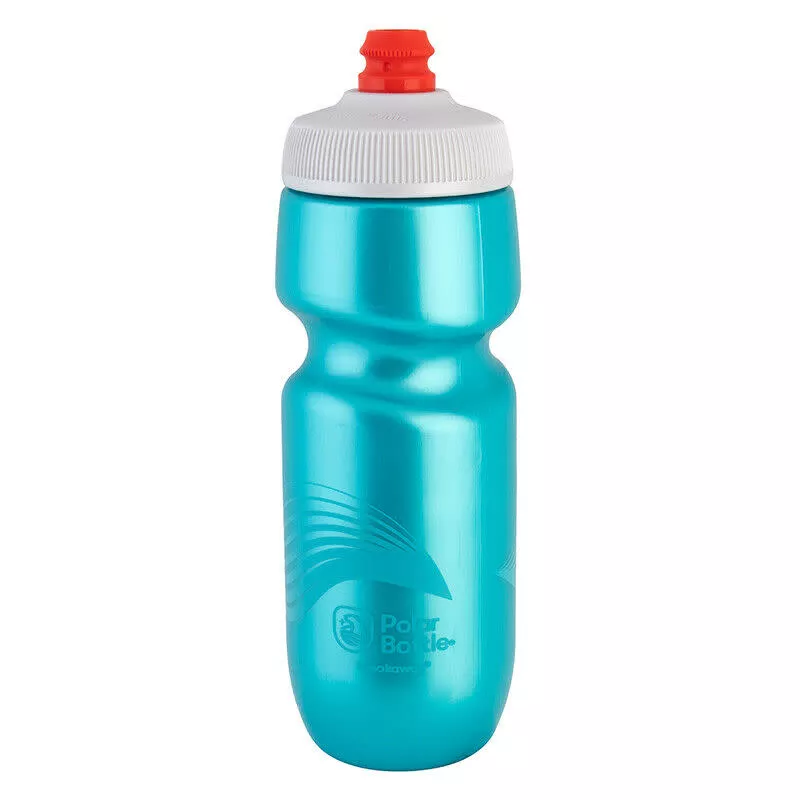 Polar Bottle Breakaway 24oz Water Bottle Teal/Silver