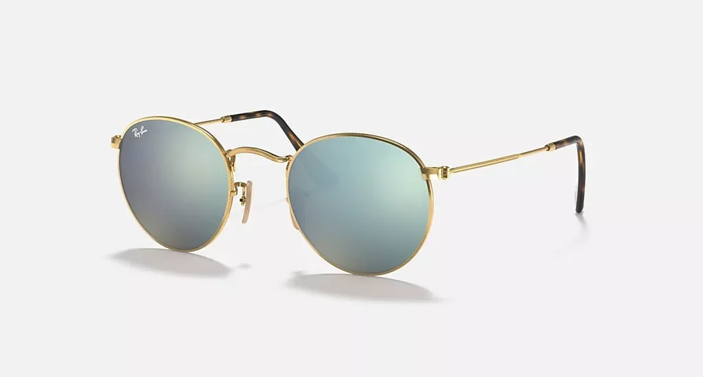 Ray-Ban RB3447N Round Flat Lens Unisex Sunglasses