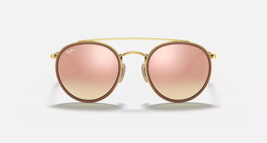 Ray-Ban RB3647N Double Bridge Round Sunglasses