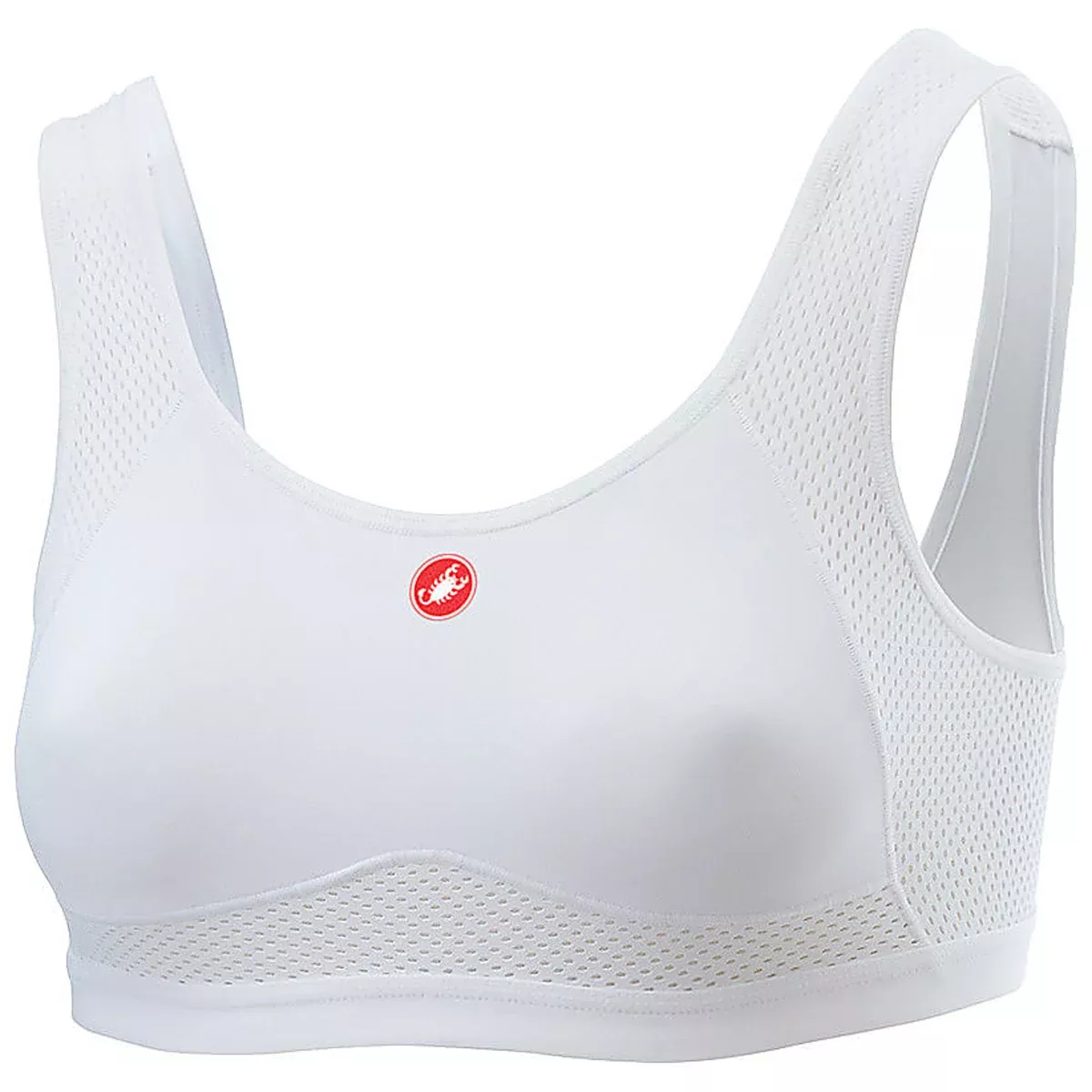 Reggiseno Castelli Rosso Corsa Light Bra - Bianco