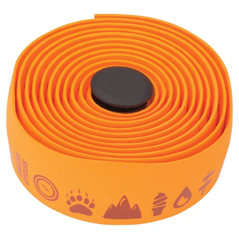 Salsa Glyph Gel Cork Bar Tape Orange