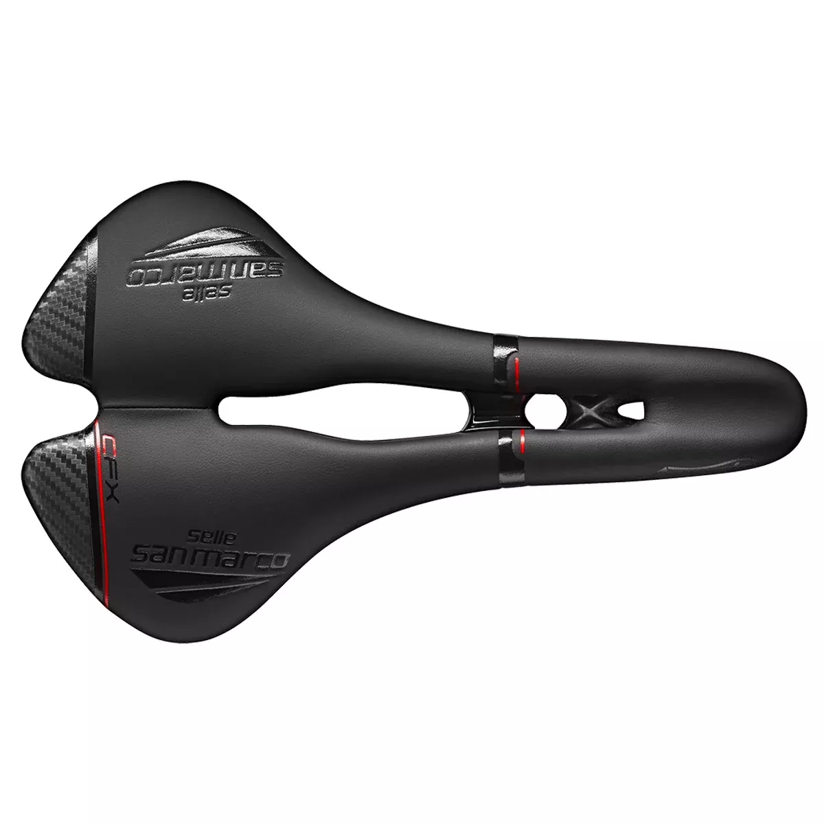 Sella San Marco Aspide Carbon FX Wide - Nero