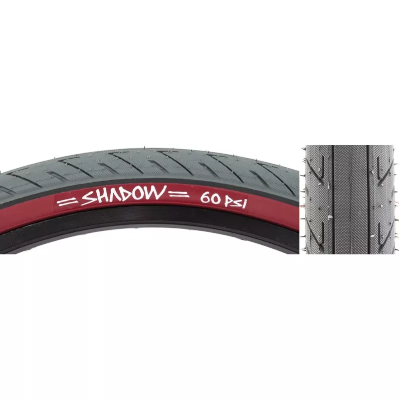The Shadow Conspiracy Strada Nuova 20 x 2.3’’ Tire Wire Grey/Red
