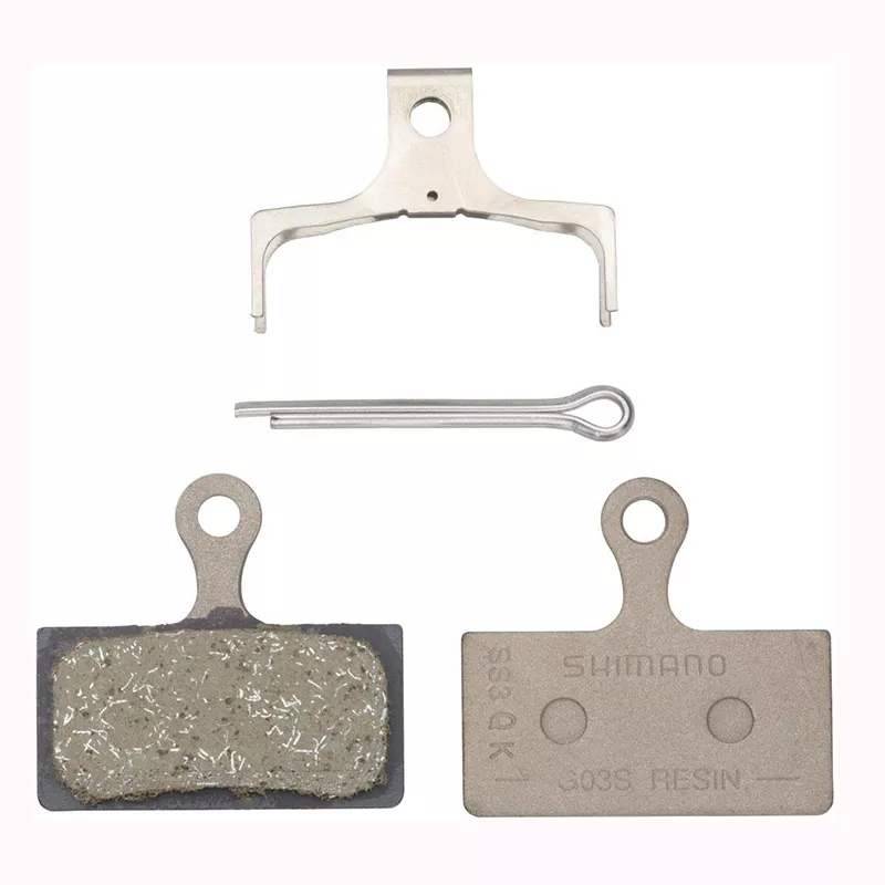 Shimano G03S Disc Brake Pads – Resin, Steel Backed, Fits XTR BR-M9000 and Deore XT BR-M8100