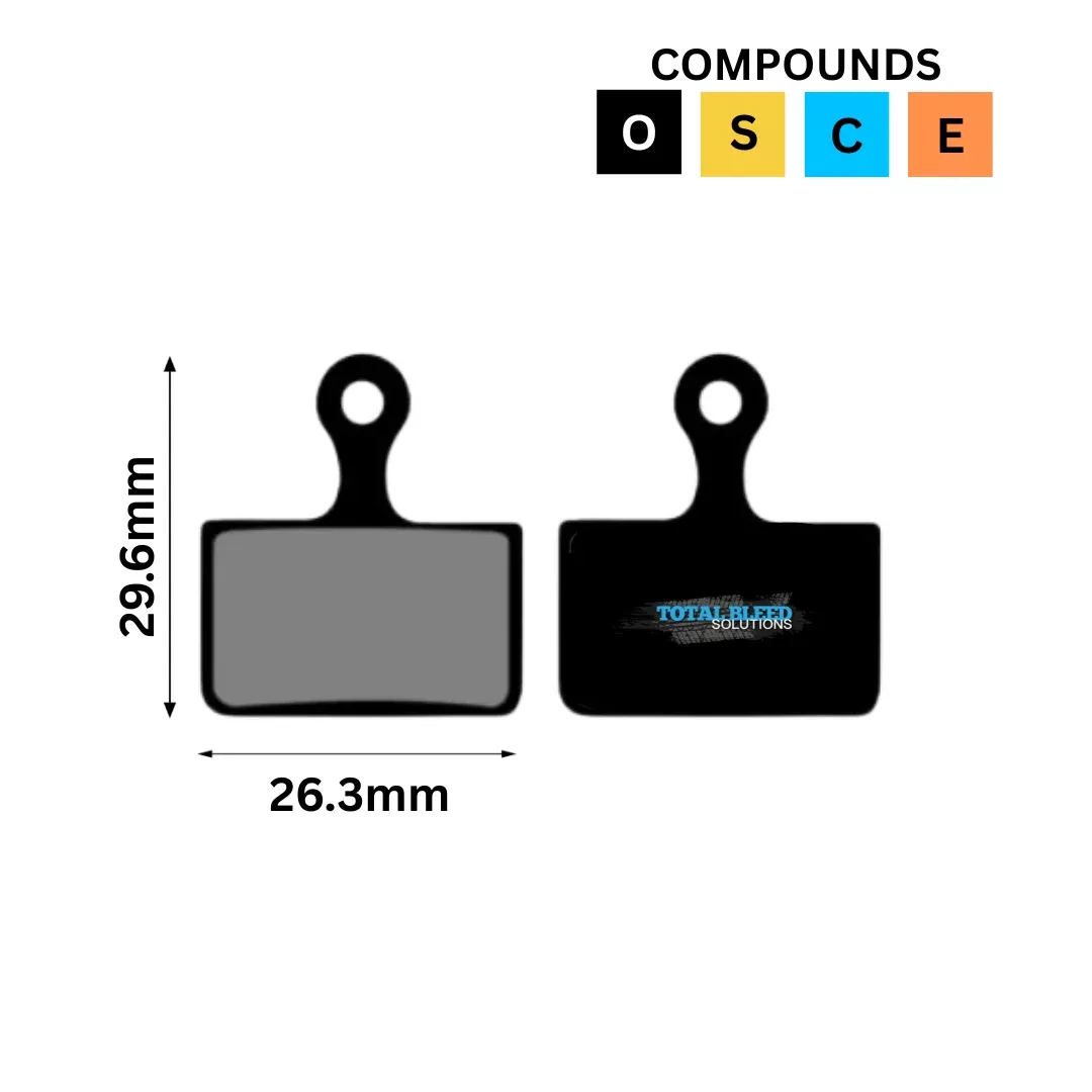 Shimano K02S 3S 4S 5S K04S-MX TI-MX Disc Brake Pads by TBS