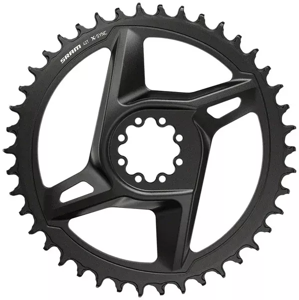 SRAM X-SYNC ROAD 1BY DIRECT MOUNT CHAINRING - BLACK D1 38T