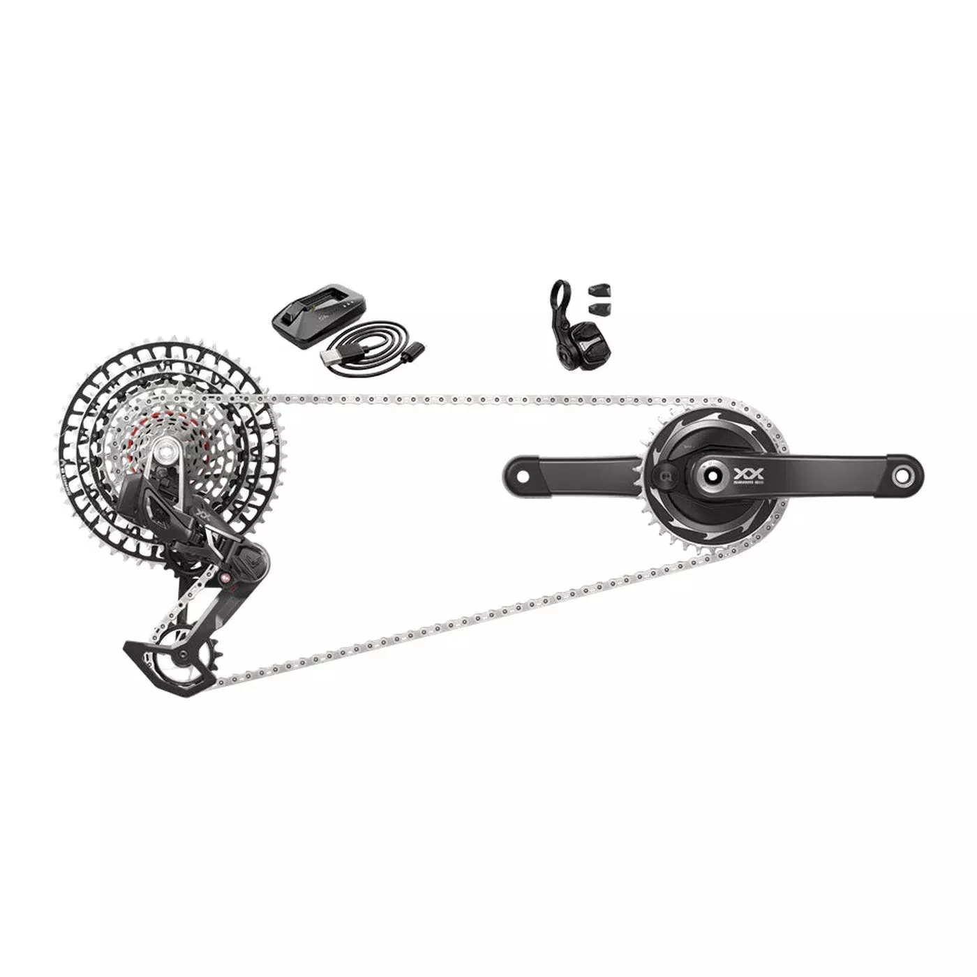 SRAM XX SL Eagle AXS TTYPE Wide Powermeter Groupset