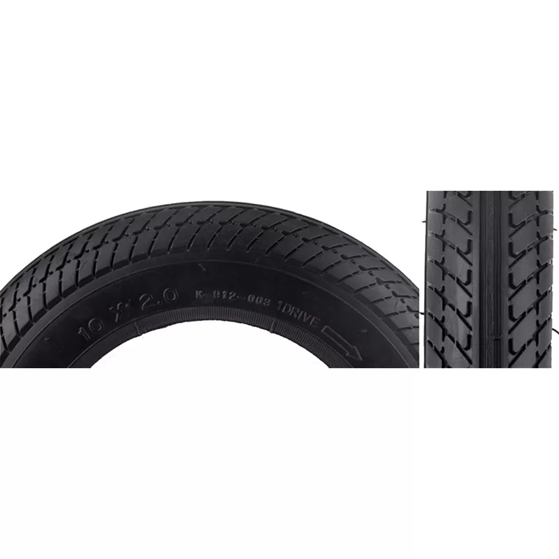 Sunlite 10x2 Scooter Tire Black