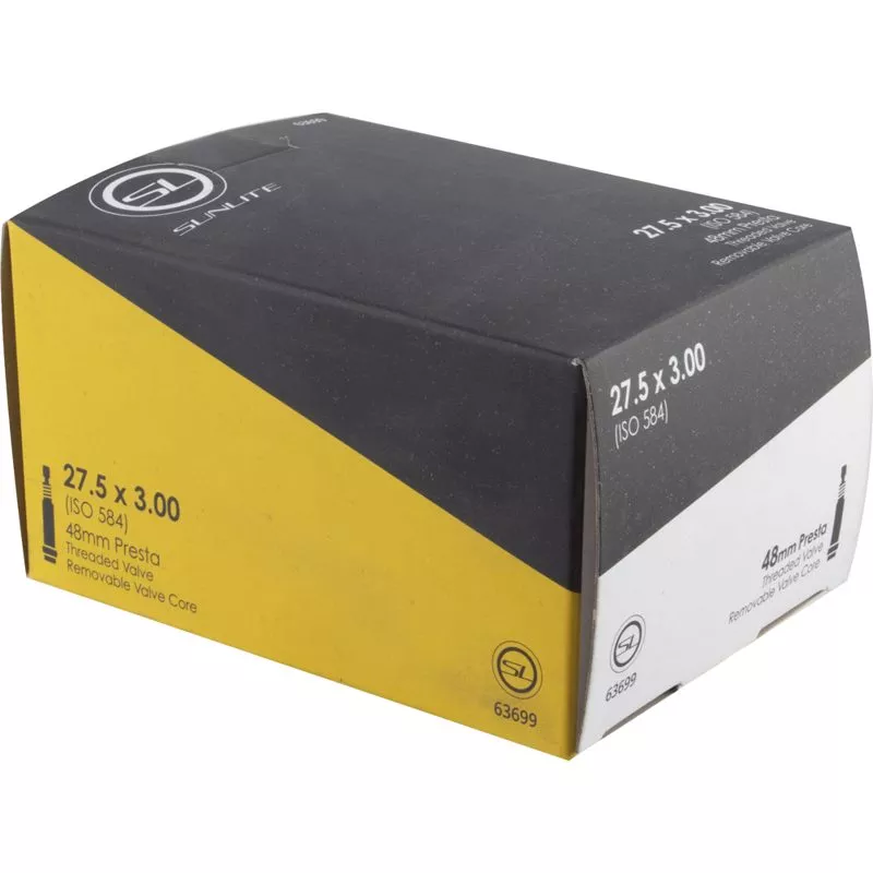 Sunlite 27.5 x 3.0 Tube Presta Valve 48mm